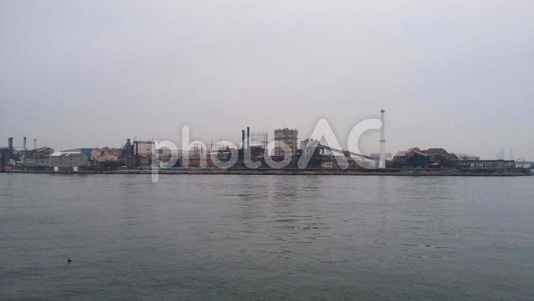 工場地帯　工場群　大阪　大正区　船町 工場地帯,工場群,大阪の写真素材