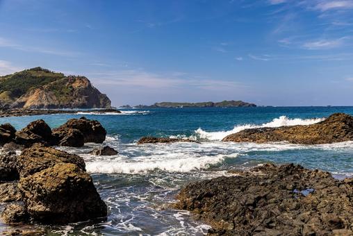 小笠原諸島 父島の風景 小笠原諸島 父島の風景 父島,小笠原諸島,海の写真素材