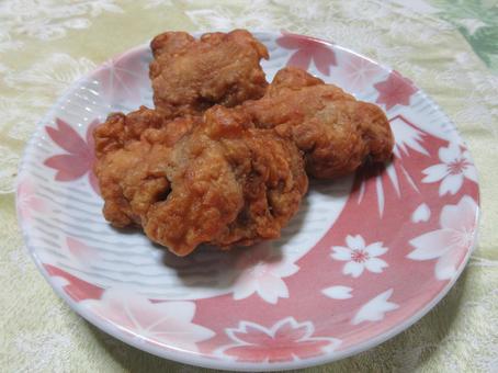 鳥唐揚げ 唐揚げ,おかず,食事の写真素材
