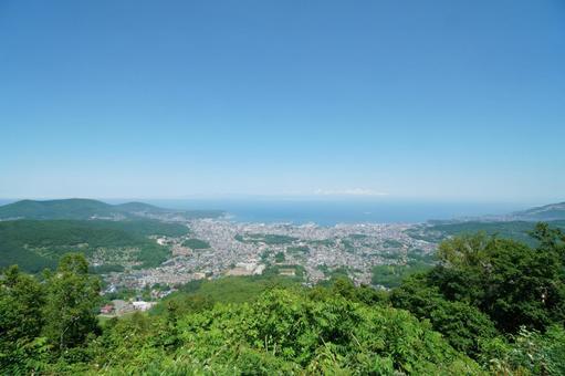 天狗山からの眺望 天狗山からの眺望 天狗山,眺望,絶景の写真素材