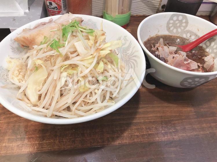 二郎系つけ麺 二郎系ラーメン,二郎系,ラーメンの写真素材
