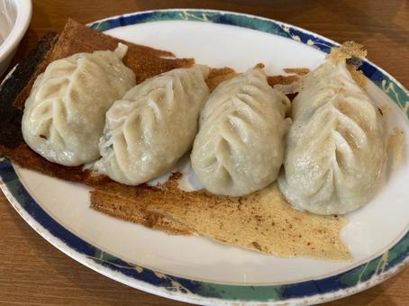 Fried dumplings with wings, JPG Fried dumplings with wings, JPG