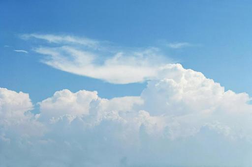 青空と入道雲 青空と入道雲の写真