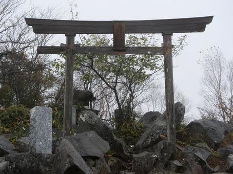 黒檜大神　鳥居 赤城山,群馬県,前橋市の写真素材