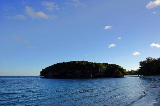 ニューカレドニア　イルデパン島85 朝景の写真