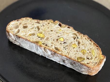 ピスタチオのパン ピスタチオのパン 朝食,パン,食事の写真素材