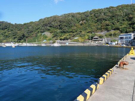 波浮港 波浮港,伊豆大島,伊豆諸島の写真素材