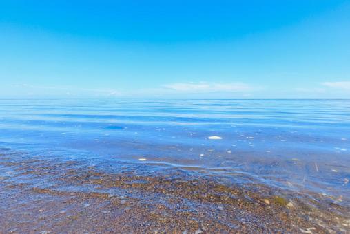 静かな海岸 静かな海岸の写真