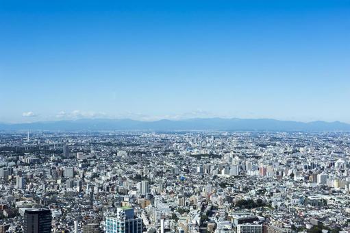 City view from a skyscraper, JPG City view from a skyscraper, townscape, landscape, the scenery, JPG