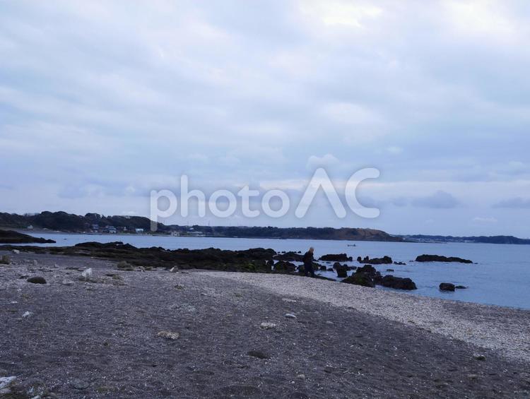 日本　砂浜　景色 アジア,海,観光の写真素材