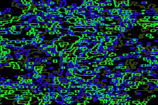 緑と青が混ざる流体背景 流体,抽象,背景の写真素材