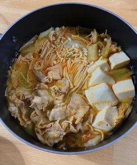 キムチ鍋 キムチ鍋の写真