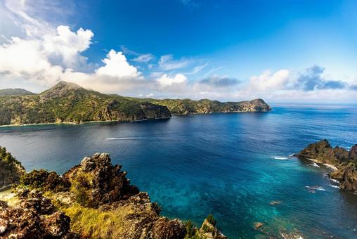 小笠原諸島・父島 長崎展望台から望む絶景 小笠原諸島・父島 長崎展望台から望む絶景 の写真