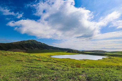 阿蘇 阿蘇,熊本,asoの写真素材