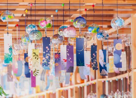 Photo, wind chimes, summer festival, summer, 