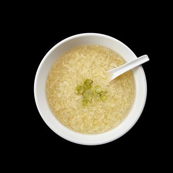 卵スープ かきたま汁 卵スープ かきたま汁 かきたま汁,卵スープ,真俯瞰の写真素材