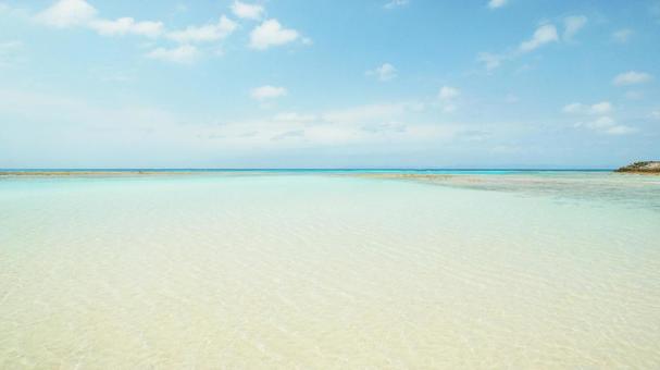 沖縄 波照間島の海、ビーチ 沖縄 波照間島の海、ビーチの写真