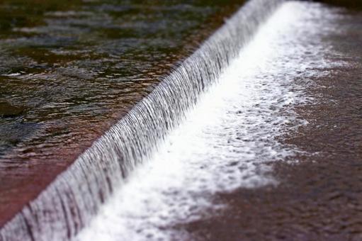 River weir, bent, öksürük, düz, JPG