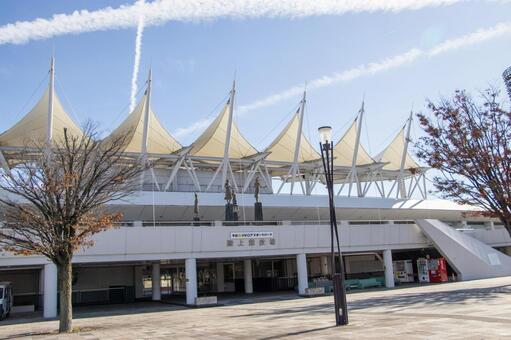 半田運動公園 半田ぴよログスポーツパーク 半田運動公園,半田ぴよログスポーツパーク,陸上競技場の写真素材