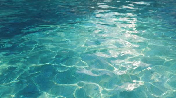 透明感のある海水面_1 透明感のある海水面_1の写真