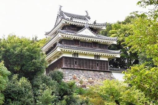西尾城 西尾城 城,西尾城,櫓の写真素材