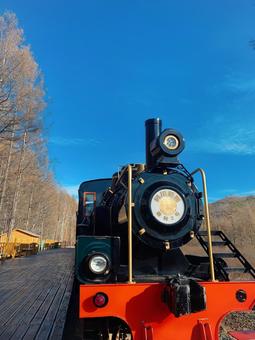 Photo, steam locomotive, train, inner mongolia, 