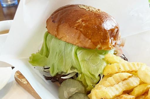 ハンバーガー ハンバーガー ハンバーガー,肉,ハンバーグの写真素材