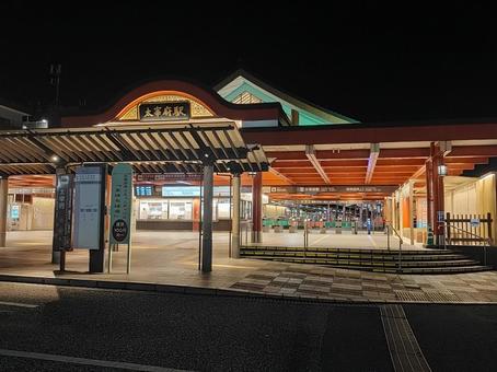 西鉄太宰府駅駅舎 西鉄太宰府駅,太宰府駅,駅の写真素材