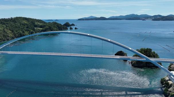 出島大橋 出島大橋 出島大橋,女川,大橋の写真素材