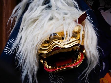 獅子舞 獅子舞,お祭り,伝統行事の写真素材