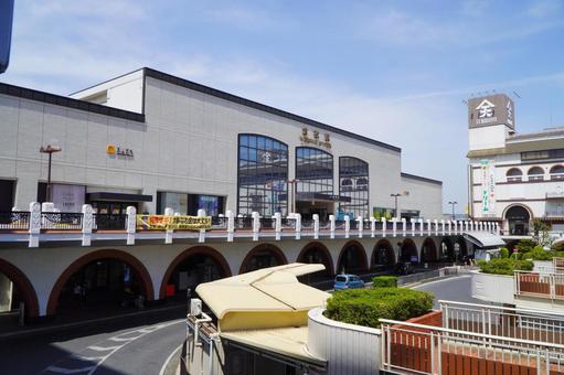 倉敷駅　駅前ロータリー２ 鉄道駅,電車,駅舎の写真素材