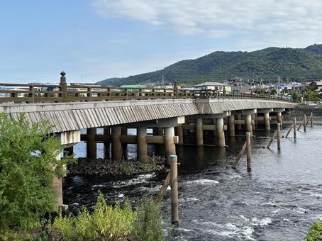 秋の宇治橋 秋の宇治橋 宇治,宇治川,秋の写真素材