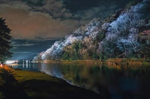 A glittering night in Arashiyama, JPG A glittering night in Arashiyama, JPG