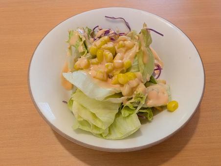 ミニサラダ サラダ,ミニサラダ,レタスの写真素材