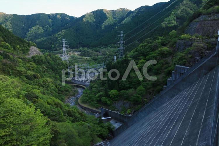 兵庫県神河町　長谷ダムの風景 長谷ダム,はせダム,ダムの写真素材