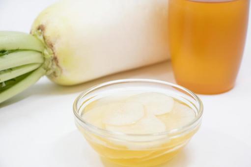 はちみつ大根 はちみつ大根,ハチミツ,民間療法の写真素材