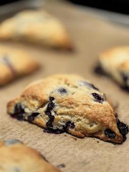 ブルーベリースコーン ブルーベリースコーン スコーン,手作りお菓子,手作りの写真素材