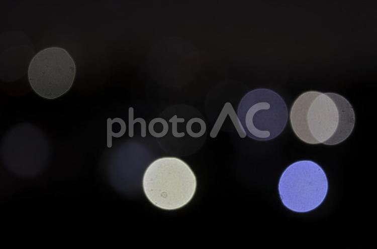 夜景のボケのイメージ2 ボケ,光,夜の写真素材
