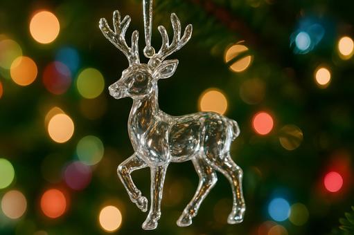 ガラス製トナカイの写真