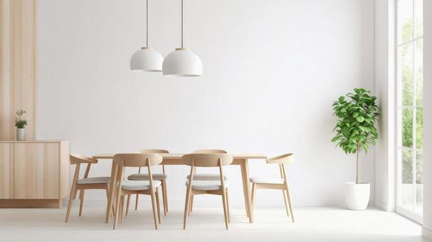ナチュラルテイストのダイニングルーム ナチュラルテイストのダイニングルームの写真