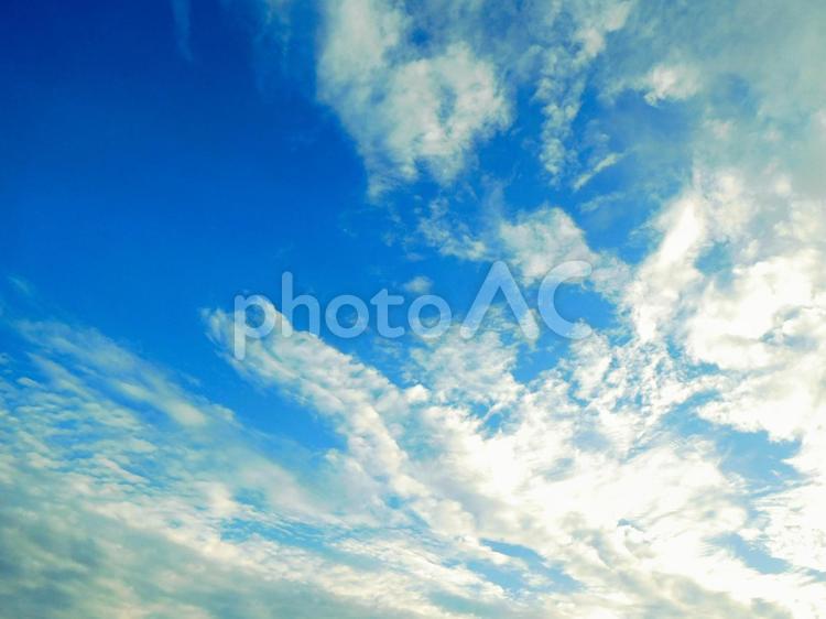 初秋の朝空16 空,朝日,日の出の写真素材