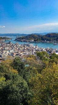 尾道市 千光寺境内からの風景 尾道市 千光寺境内からの風景 尾道市,千光寺,境内の写真素材