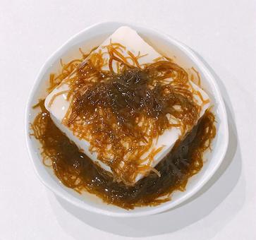 もずく豆腐 もずく豆腐 もずく豆腐,もずくとうふ,もずく酢の写真素材