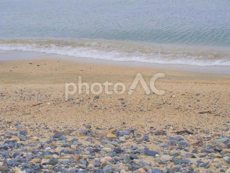 波と砂浜 波,海,海岸の写真素材