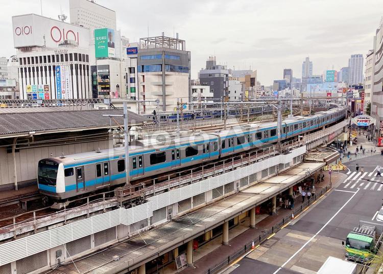 東京風景・上野駅 上野駅,駅,ホームの写真素材