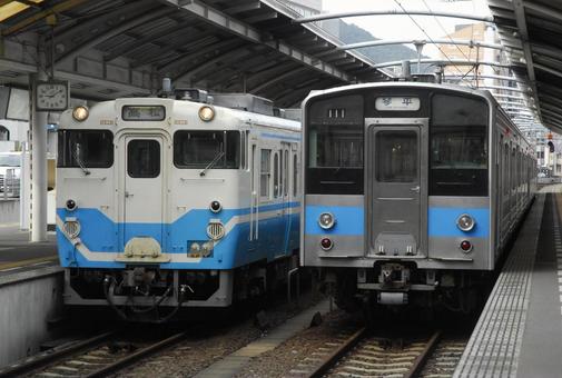 キハ40 キハ47 121系 四国 キハ40 キハ47 121系 四国 鉄道,電車,線路の写真素材