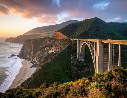 橋の風景 橋の風景の写真