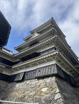 松本城 建物,城,松本城の写真素材