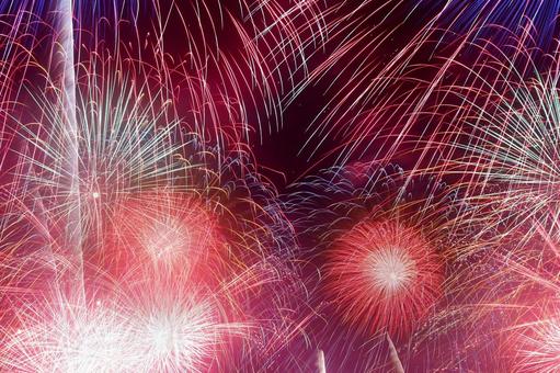 夜空を彩る美しい花火 夜空を彩る美しい花火 花火,夜空,祭りの写真素材
