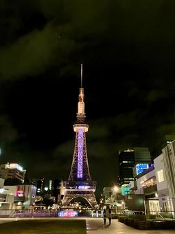 中部電力MIRAI TOWERの夜景 中部電力MIRAI TOWERの夜景の写真